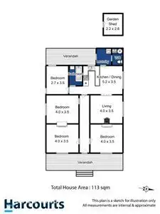 Floorplan of Homely house listing, 51 Mary Street, Cygnet TAS 7112