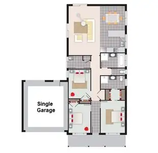 Floorplan of Homely house listing, Address available on request
