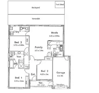 Floorplan of Homely house listing, 1/23 Salisbury Street, West Richmond SA