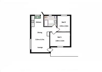 Floorplan of Homely unit listing, 7/10 Swan Avenue, Klemzig SA 5087