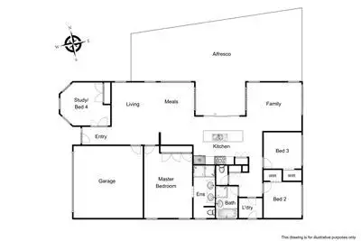 Floorplan of Homely house listing, 30 Scotsdale Drive, Cranbourne East VIC 3977
