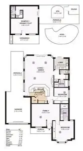 Floorplan of Homely house listing, 46 Ayers Avenue, Daw Park SA 5041