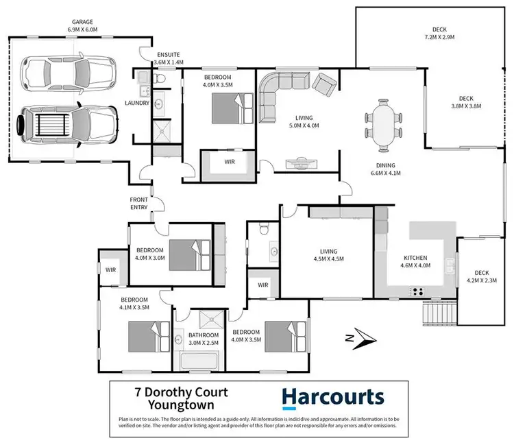 Floorplan of Homely house listing, 7 Dorothy Court, Youngtown TAS 7249