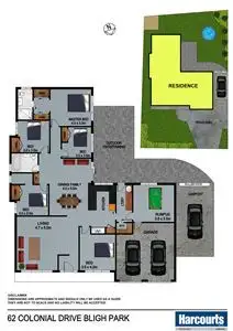 Floorplan of Homely house listing, 62 Colonial Drive, Bligh Park NSW 2756