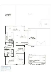 Floorplan of Homely house listing, 16 Padilla Street, Paralowie SA 5108
