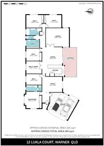 Floorplan of Homely house listing, 12 Lukla Court, Warner QLD 4500