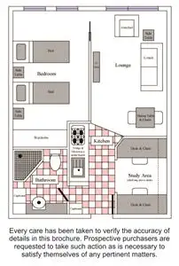 Floorplan of Homely apartment listing, 5515/570 Lygon Street, Carlton VIC 3053