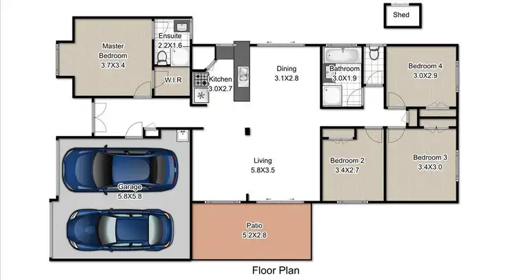Floorplan of Homely house listing, 9 Campbell Street, Wakerley QLD 4154