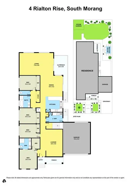 Floorplan of Homely house listing, 4 Rialton Rise, South Morang VIC 3752