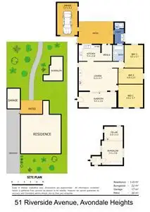 Floorplan of Homely house listing, 51 Riverside Avenue, Avondale Heights VIC 3034