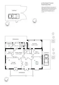 Floorplan of Homely house listing, 27 Davenport Terrace, Hazelwood Park SA 5066