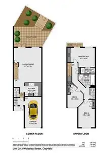 Floorplan of Homely townhouse listing, 2/12 Wolseley Street, Clayfield QLD 4011