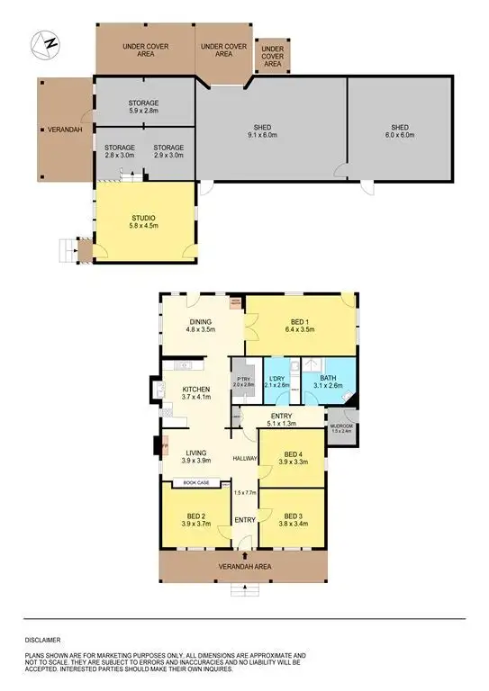 Floorplan of Homely house listing, 926 Linton-Carngham Road, Snake Valley VIC 3351