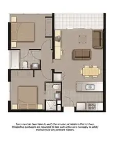 Floorplan of Homely apartment listing, 807/8 Franklin Street, Melbourne VIC 3000