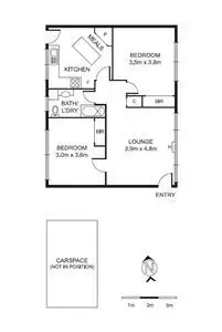 Floorplan of Homely apartment listing, 14/800 Warrigal Road, Malvern East VIC 3145