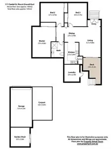 Floorplan of Homely house listing, 111 Camlet Street, Mount Gravatt East QLD