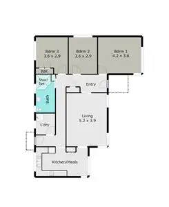 Floorplan of Homely house listing, 15 Coulter Street, Wendouree VIC 3355