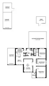 Floorplan of Homely house listing, 30 Leabrook Drive, Rostrevor SA 5073
