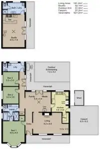 Floorplan of Homely house listing, 13 Junction Road, Littlehampton SA 5250