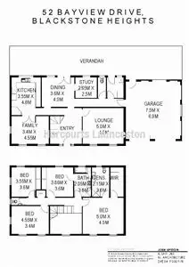 Floorplan of Homely house listing, 52 Bayview Drive, Blackstone Heights TAS 7250