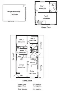 Floorplan of Homely house listing, 5 Anchorage Drive, Blind Bight VIC 3980