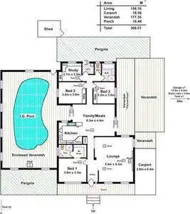 Floorplan of Homely house listing, 71 Davies Road, Cockatoo Valley SA 5351