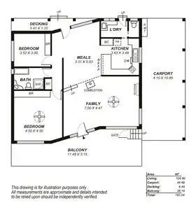 Floorplan of Homely house listing, 47 Gum Avenue, Victor Harbor SA 5211