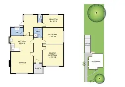Floorplan of Homely house listing, 34 Albert Avenue, Boronia VIC 3155
