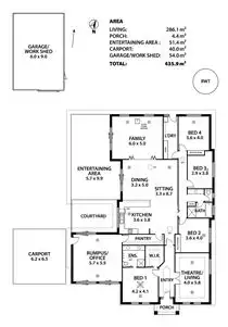 Floorplan of Homely house listing, 7 Bernhardt Crescent, Hahndorf SA 5245