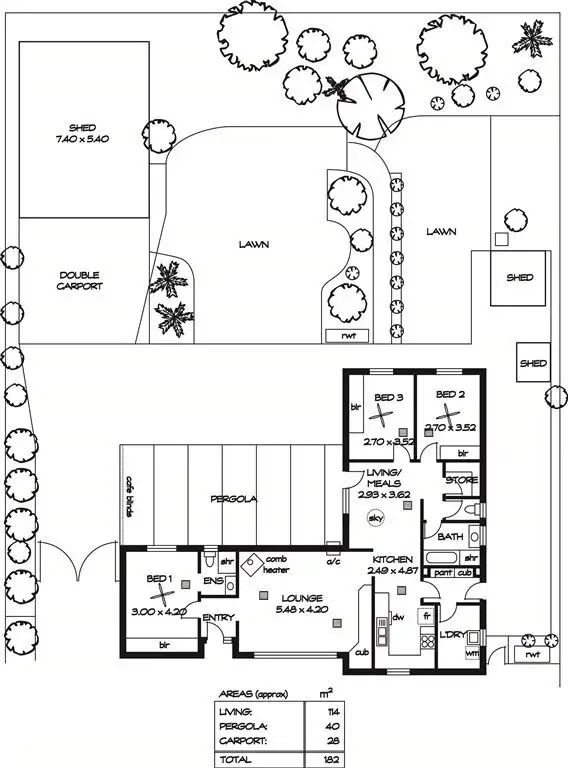 Floorplan of Homely house listing, 7 Nutter Court, Para Hills West SA 5096