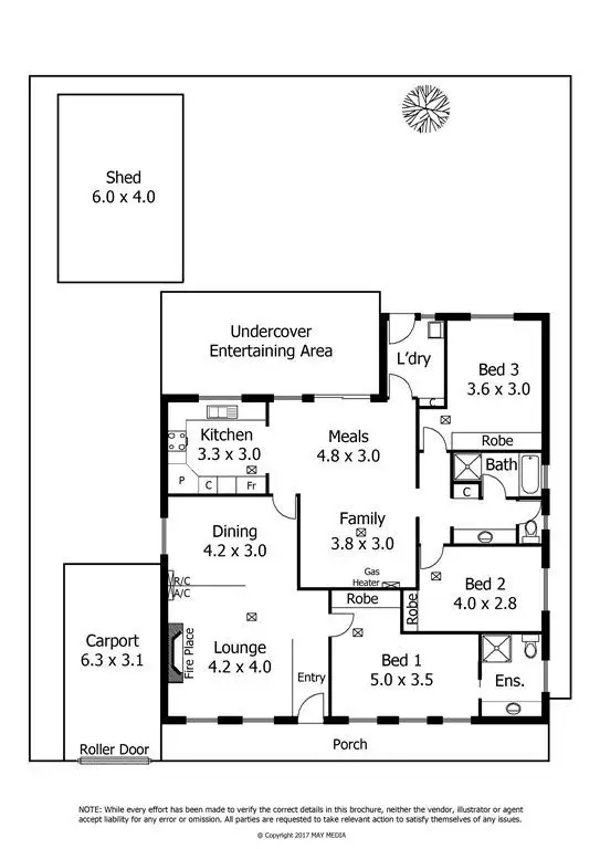 Floorplan of Homely house listing, 30 Tabitha Drive, Athelstone SA 5076