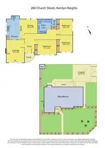 Floorplan of Homely house listing, 260 Church Street, Hamlyn Heights VIC 3215