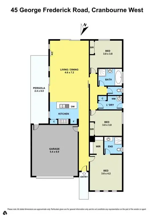 Floorplan of Homely house listing, 45 George Frederick Road, Cranbourne West VIC 3977