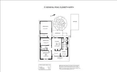 Floorplan of Homely house listing, 51 Sedgehill Road, Elizabeth North SA 5113