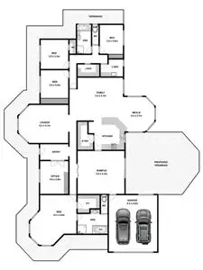 Floorplan of Homely house listing, 26 Woodland Grove, Waldara VIC 3678
