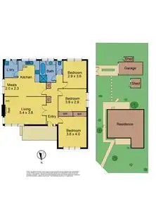 Floorplan of Homely house listing, 6 Sherman Street, Forest Hill VIC 3131