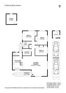 Floorplan of Homely house listing, 74 Eidsvold Street, Keperra QLD 4054