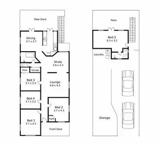 Floorplan of Homely house listing, 34 Park Road West, Dutton Park QLD 4102
