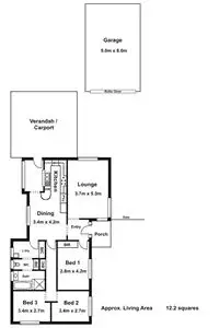 Floorplan of Homely house listing, 21 Stalwart Avenue, Hastings VIC 3915