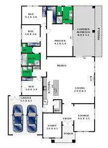 Floorplan of Homely house listing, 46 Imperial Way, Bannockburn VIC 3331