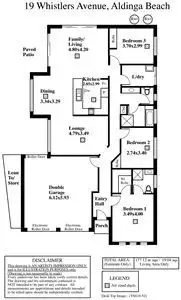 Floorplan of Homely house listing, 19 Whistlers Avenue, Aldinga Beach SA 5173