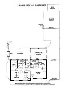 Floorplan of Homely house listing, 37 Aldinga Beach Road, Aldinga Beach SA 5173
