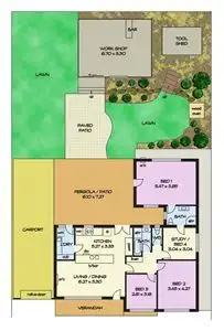 Floorplan of Homely house listing, 28 Pocock Place, Reynella SA 5161