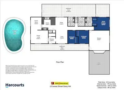 Floorplan of Homely house listing, 2 Everest Street, Daisy Hill QLD 4127