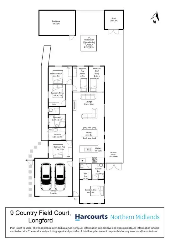 Floorplan of Homely house listing, 9 Country Field Court, Longford TAS 7301