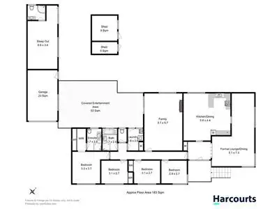 Floorplan of Homely house listing, 22 Bryant Street, Midway Point TAS 7171