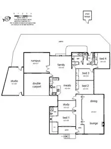 Floorplan of Homely house listing, 17 Dalry Avenue, Park Orchards VIC 3114