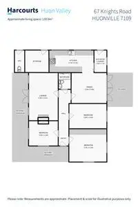 Floorplan of Homely house listing, 67 Knights Road, Huonville TAS 7109
