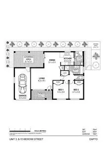 Floorplan of Homely villa listing, 3/8-10 Werowi Street, Dapto NSW 2530