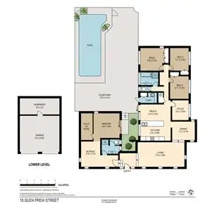 Floorplan of Homely house listing, 16 Glen Frew Street, Kenmore QLD 4069
